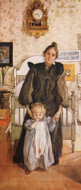 Karin and Kersti, Carl Larsson